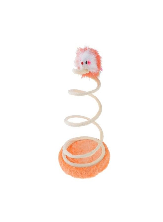misu Coil Bouncy cat Toy Spring Play Bounce pet Press Twist paw Motion Chase Flexible roll Jump toss Indoor Rubber Flexible Stretch Bouncy Touch Grip roll Blue - Image 5